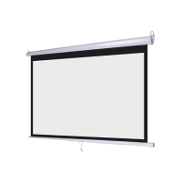 Apollo 70 Inch x 70 Inch Manual Wall Projector Screen With Gudder